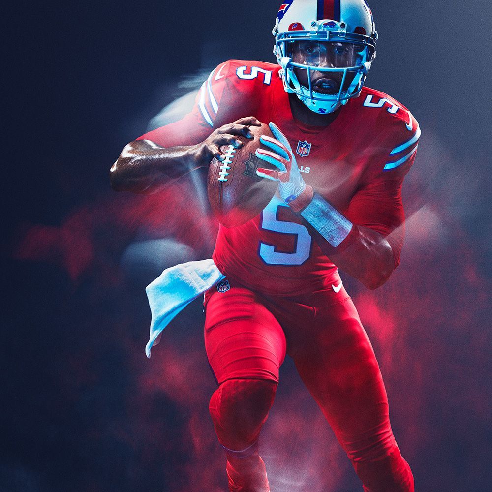 NFL Color Rush uniforms for 2016 Thursday night games photo. Nfl color rush uniforms, Color rush uniforms, Buffalo bills football