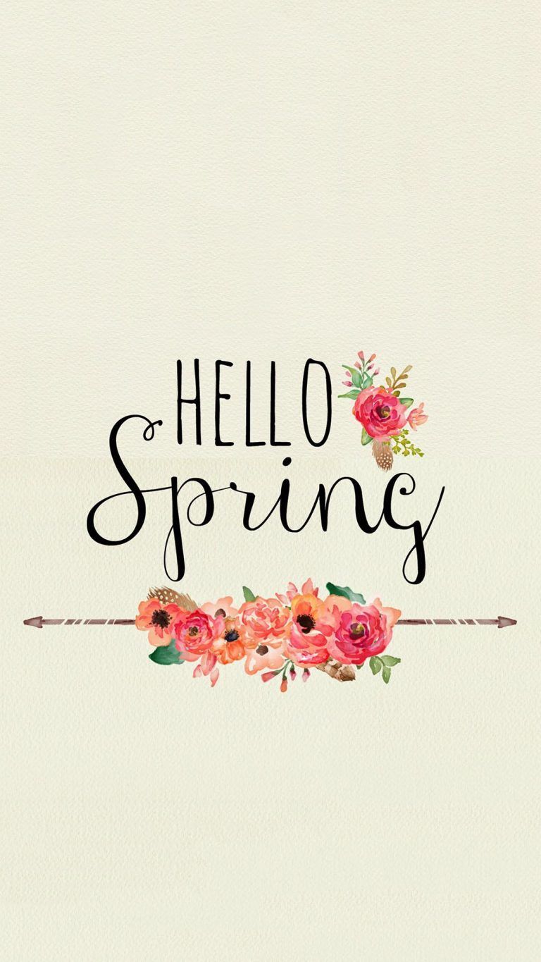 Spring Wallpaper for iPhone Spring Background [Free Download]. Hello spring wallpaper, Spring wallpaper, Spring background