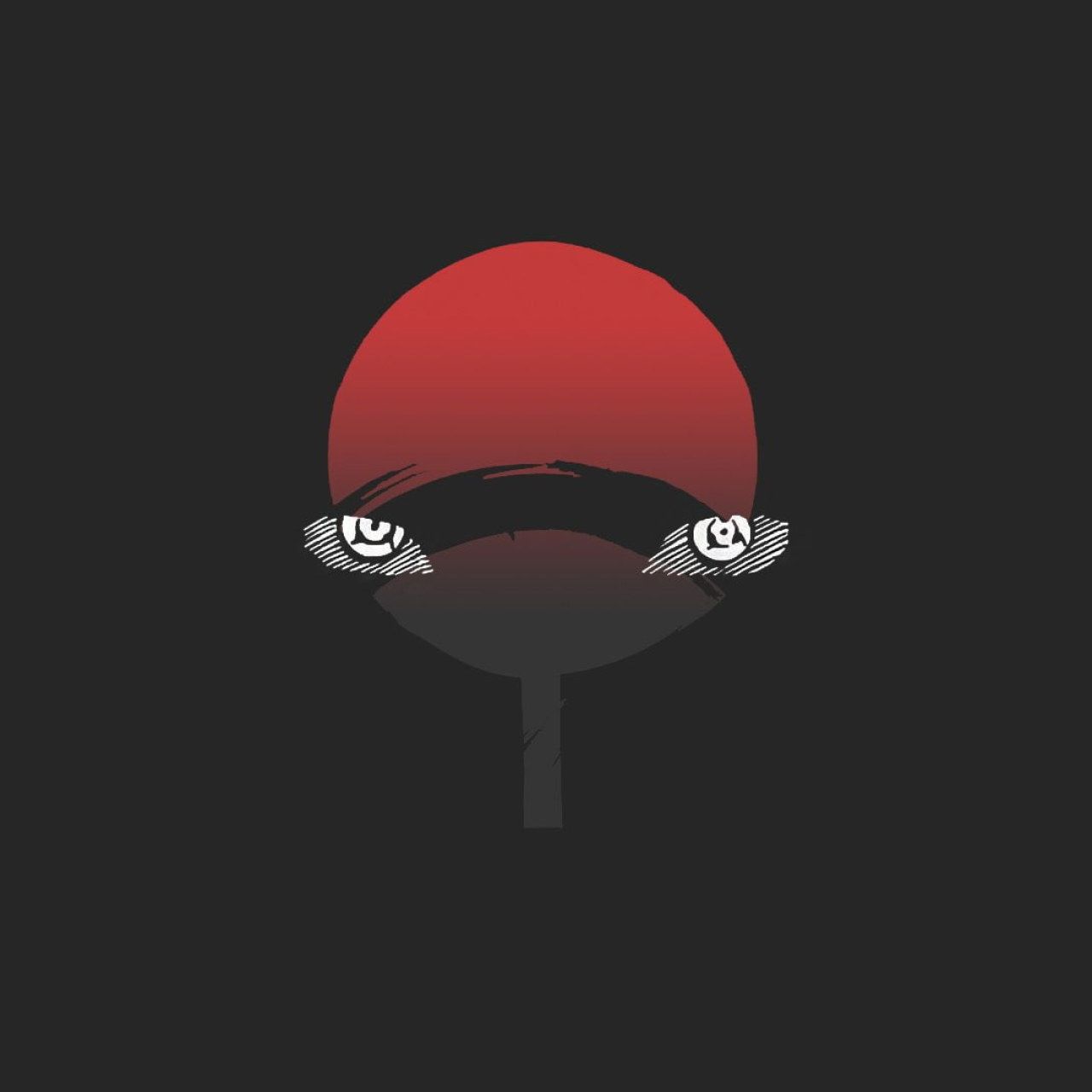 Anime Naruto Minimalist wallpaper, Sharingan (Naruto), Uchiha Clan • Wallpaper For You HD Wallpaper For Desktop & Mobile