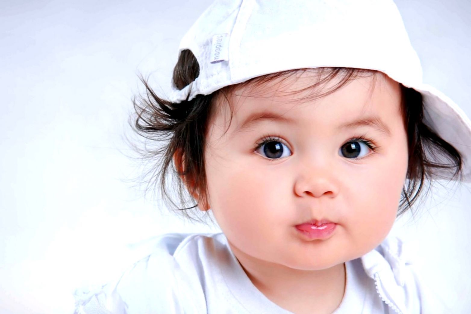 Cute Baby Photo With A Smile