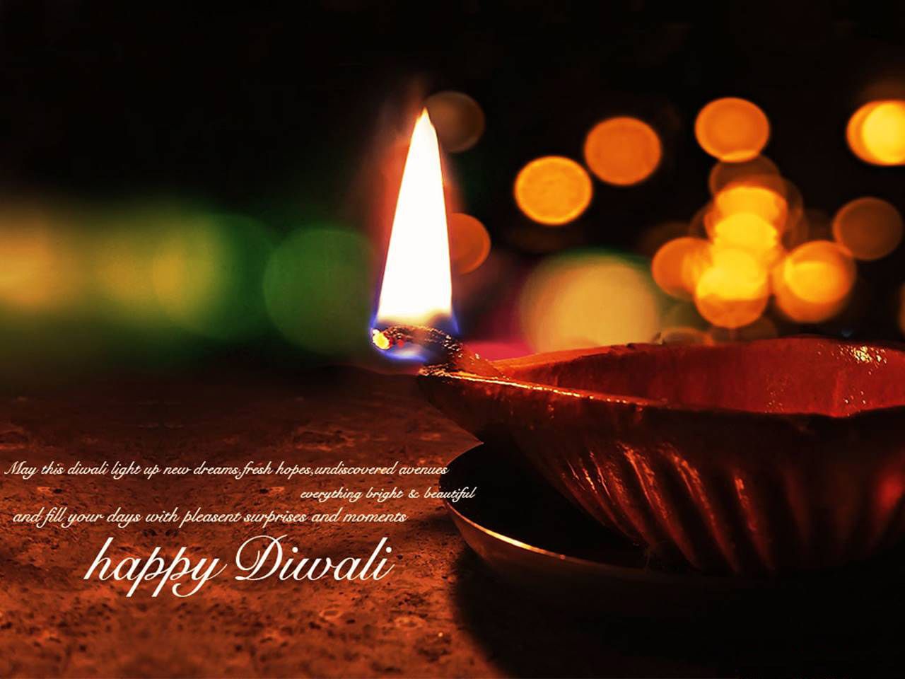 Festival Of Lights Diwali Greetings HD Wallpaper
