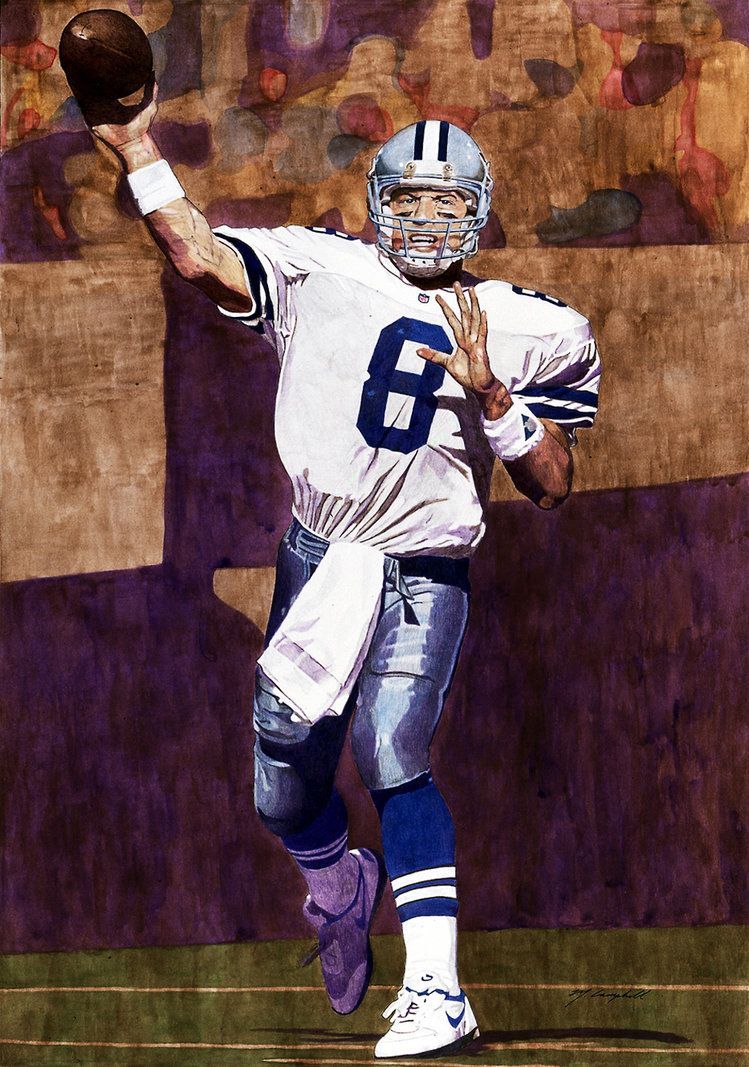 Troy Aikman Cowboys by MSCampbell. Dallas cowboys football team, Dallas cowboys, Troy aikman