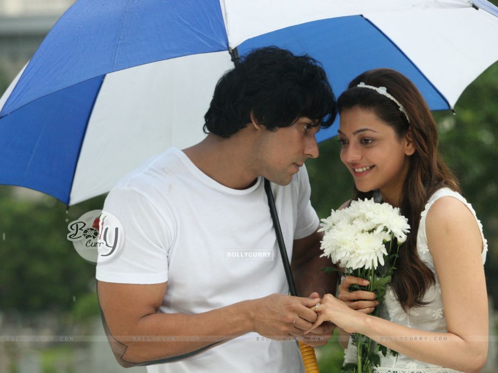 Wallpaper Hooda and Kajal Aggarwal in Do Lafzon Ki Kahani size:1024x768