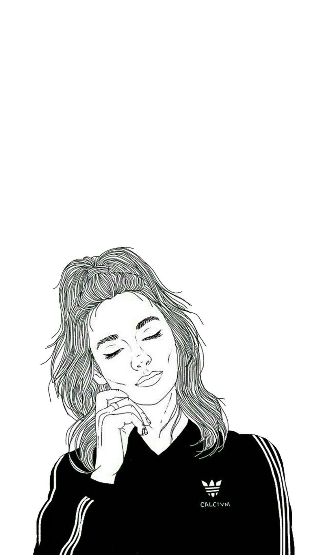 Drawing Black And White Tumblr Wallpaper