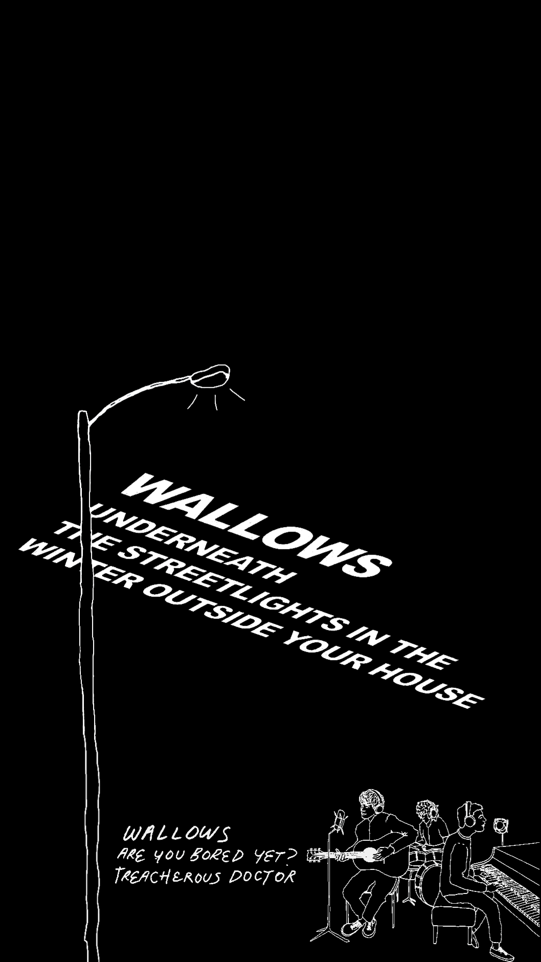 Made a Wallows wallpaper
