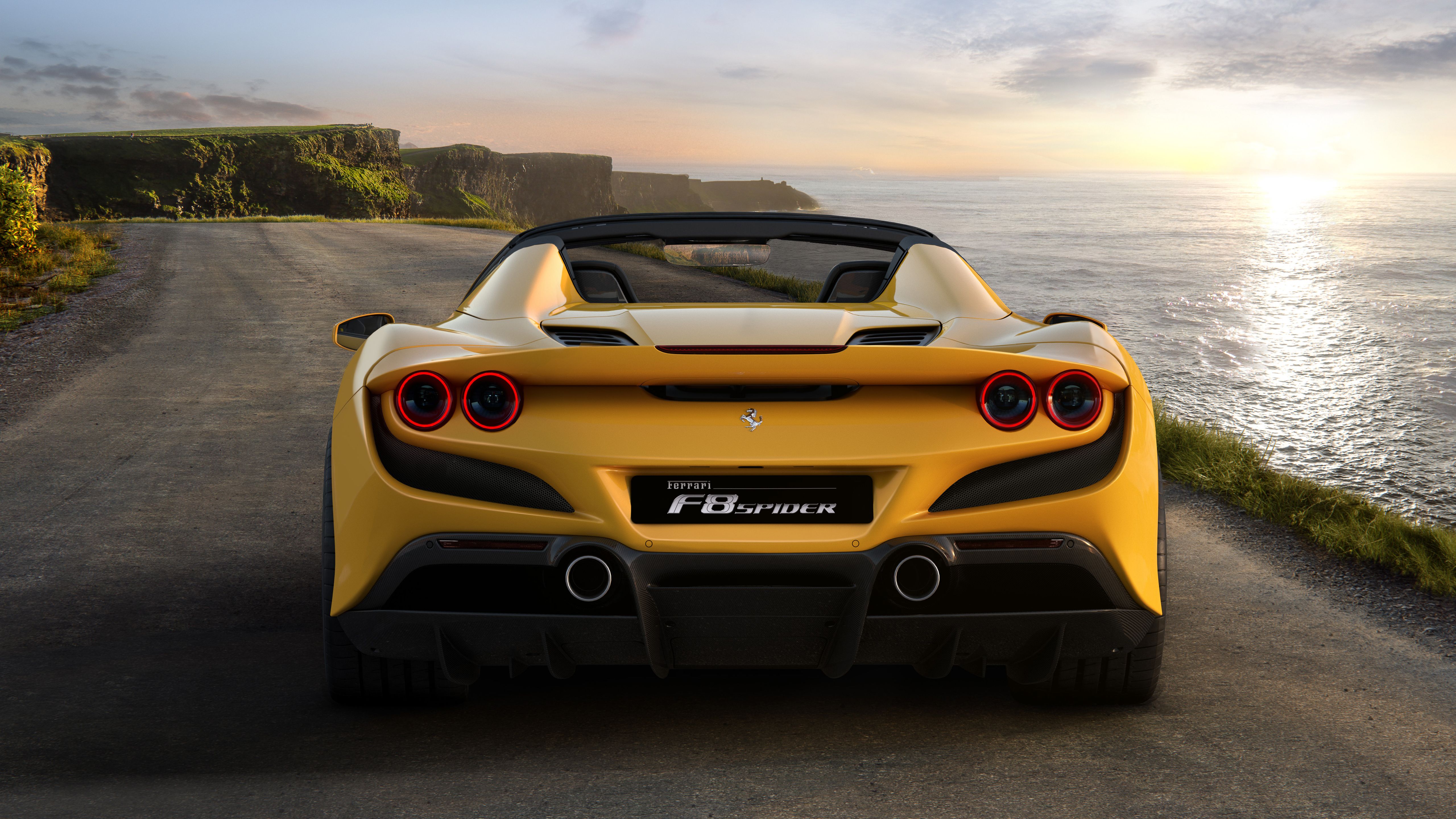 Ferrari F8 Spider 2019 4K 4 Wallpaper. HD Car Wallpaper