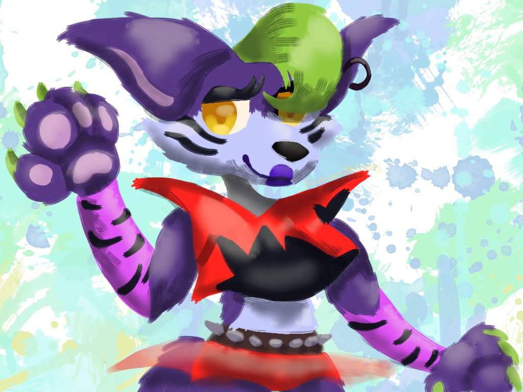 Roxanne Wolf Digital Painting. Five Nights At Freddy's Amino