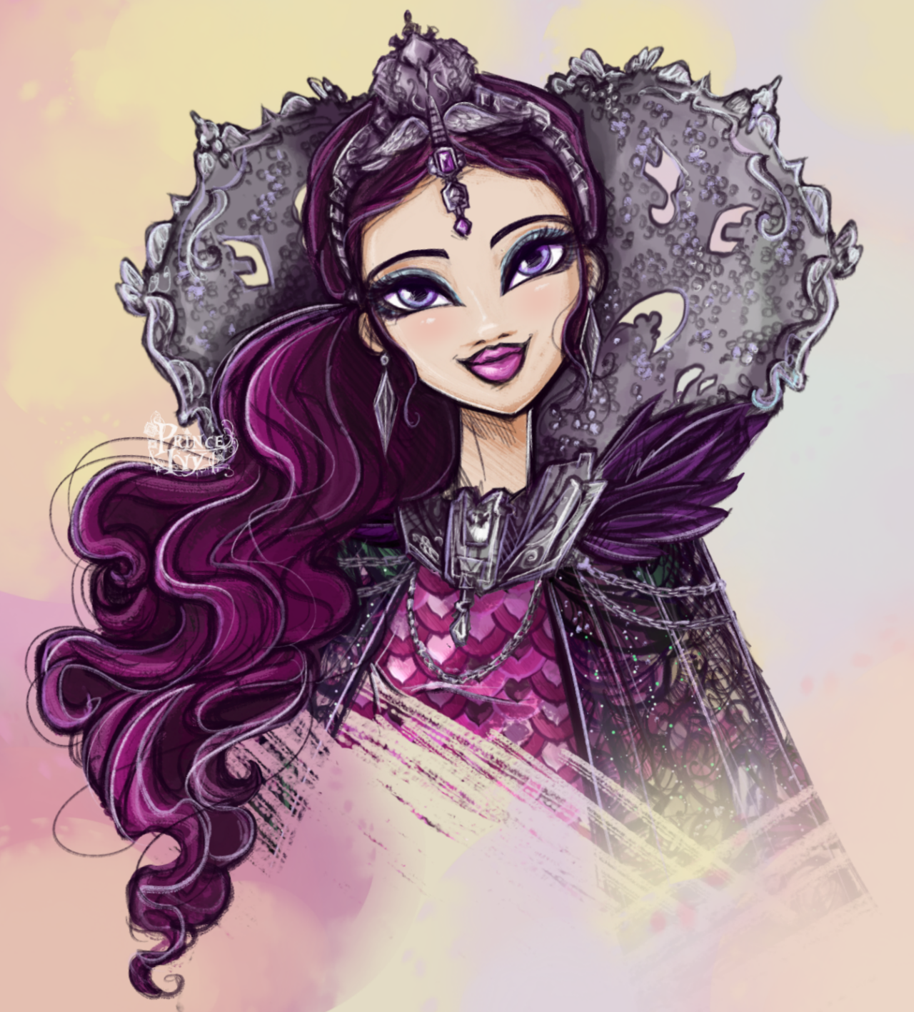 Raven Queen Day Art By Prince Ivy. Ever After High, Raven Queen, Ever After