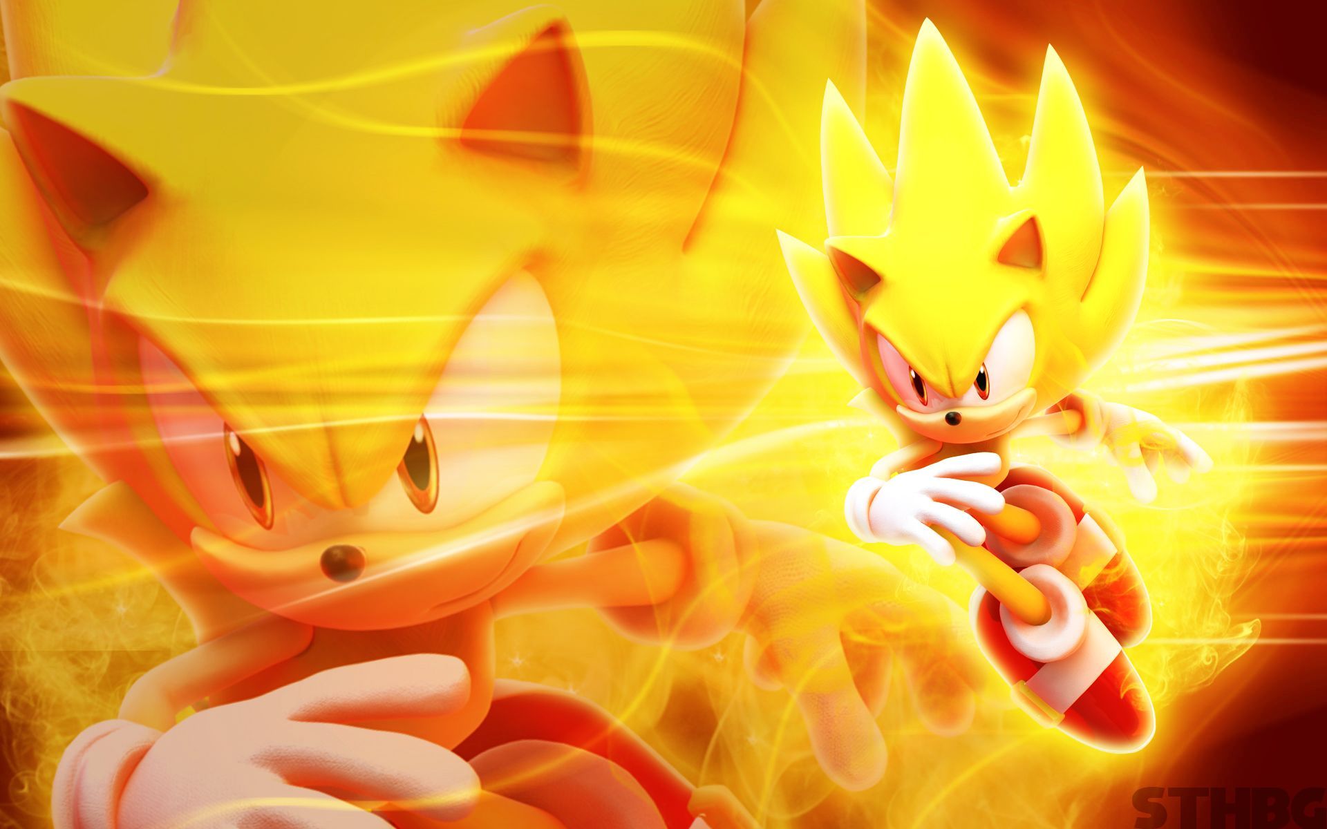 Super Sonic The Hedgehog Wallpaper