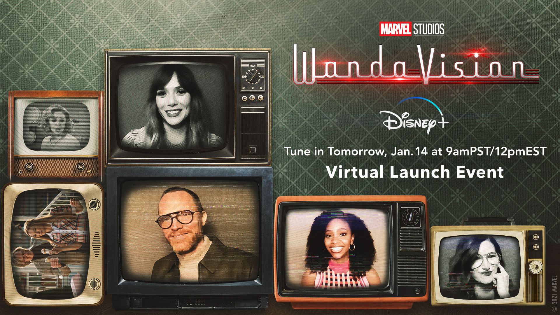 Set Those Alarms! Disney+ Is Hosting a WandaVision Virtual Launch Event at 9 am PST Tomorrow!