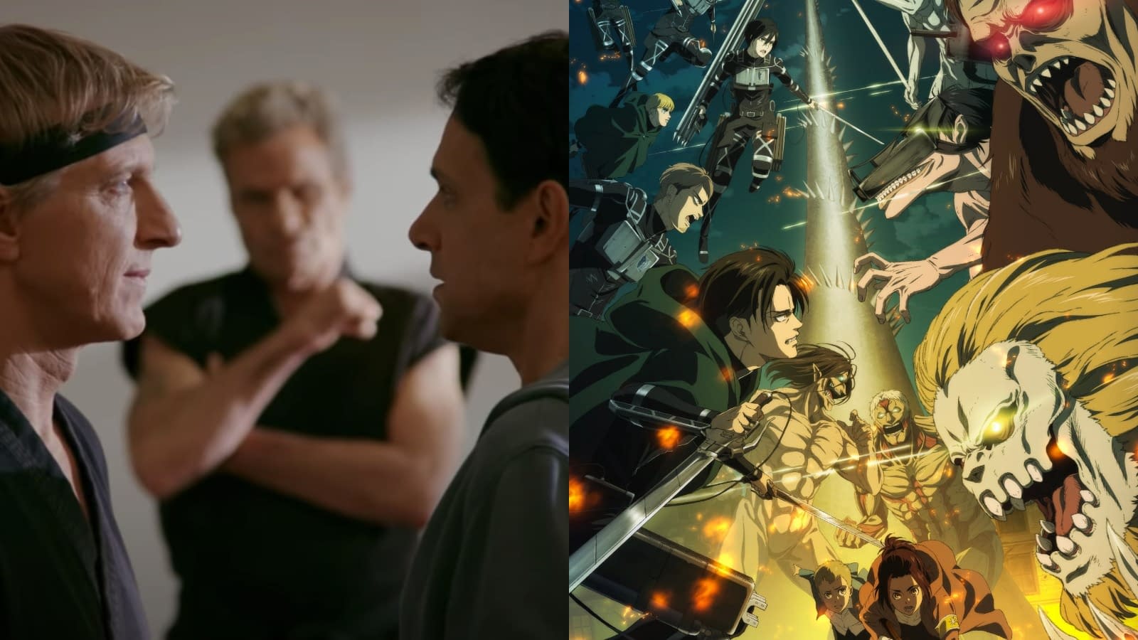 Cobra Kai, Attack On Titan Rule US UK Global Shows (Jan 2021)