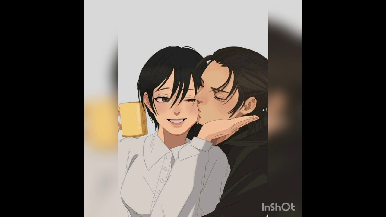 Best wallpaper attack on titan. eren yeager mikasa. anime wallpaper 2021
