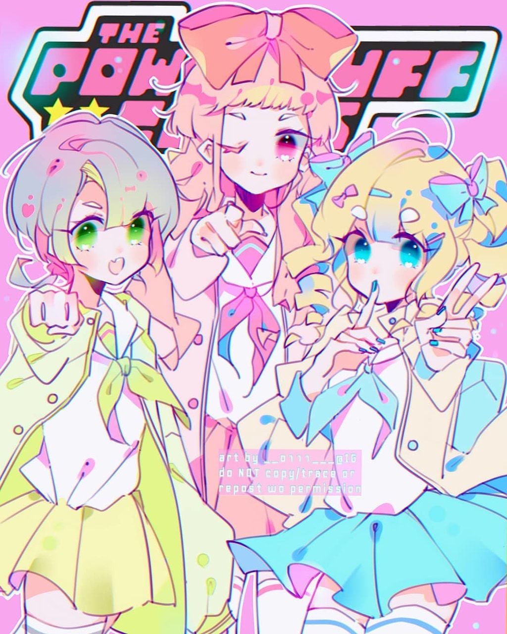 Kawaii Cute Anime Girl Pastel Wallpaper HD