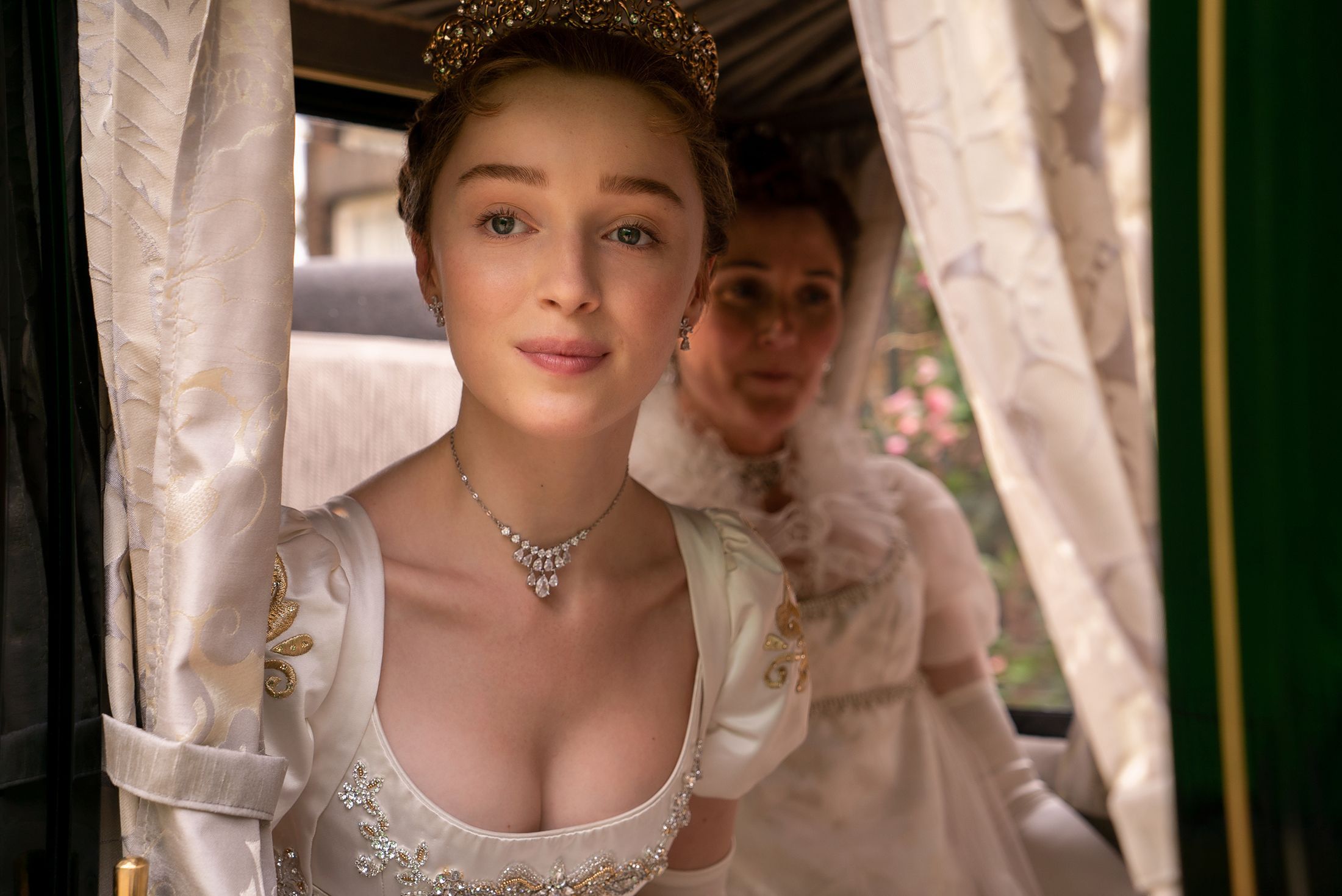 Bridgerton's Phoebe Dynevor says the show is too raunchy for her grandparents to watch