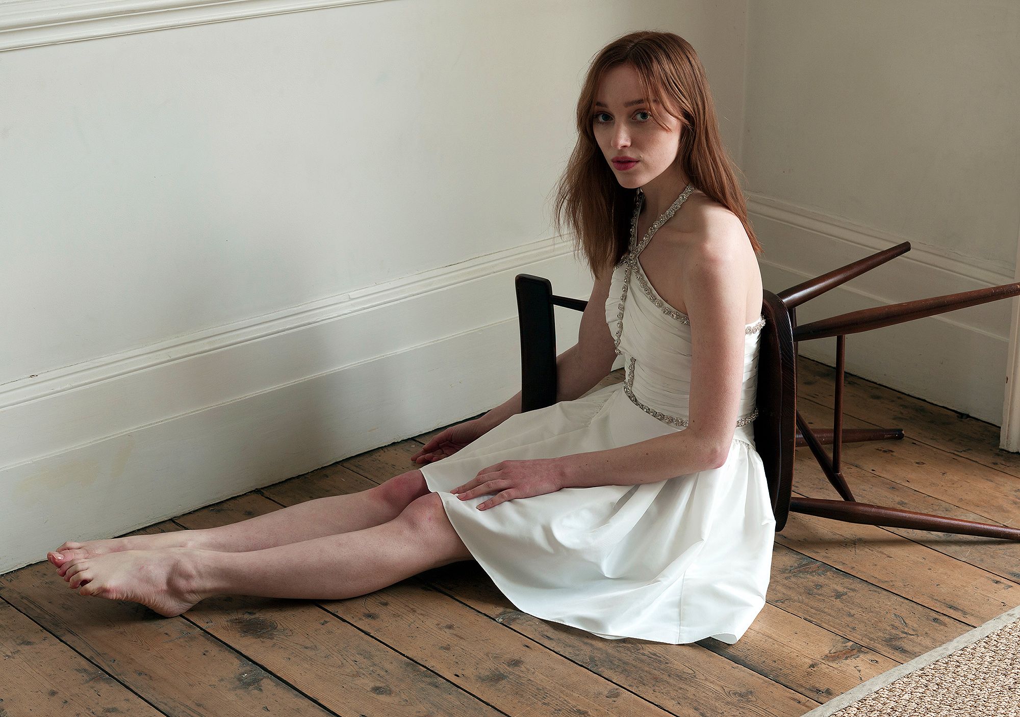 Bridgerton's Phoebe Dynevor Makes Modeling Debut In Self Portrait's New Campaign