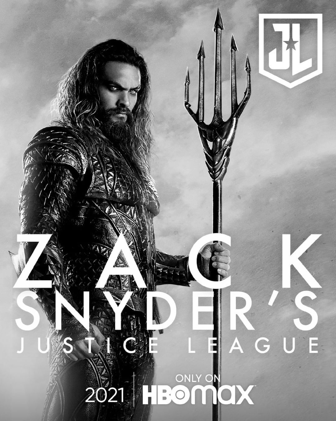 Zack Snyder's Justice League Poster Momoa as Aquaman: DC extended universe Photo