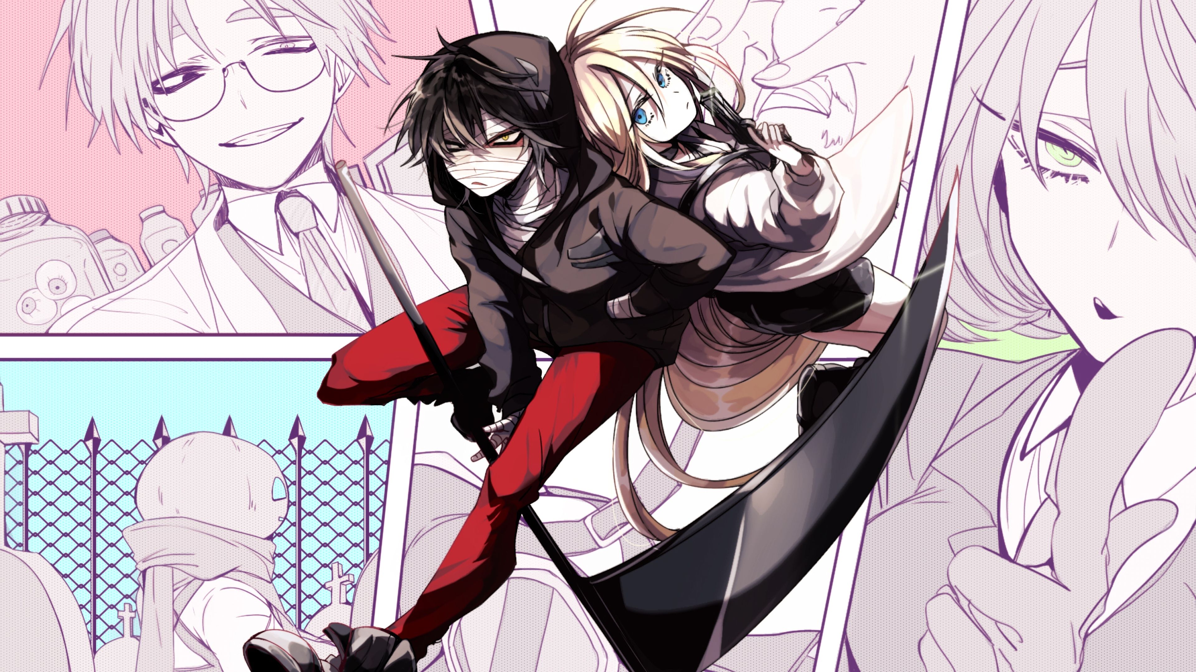 Angels Of Death Anime Zack Wallpaper