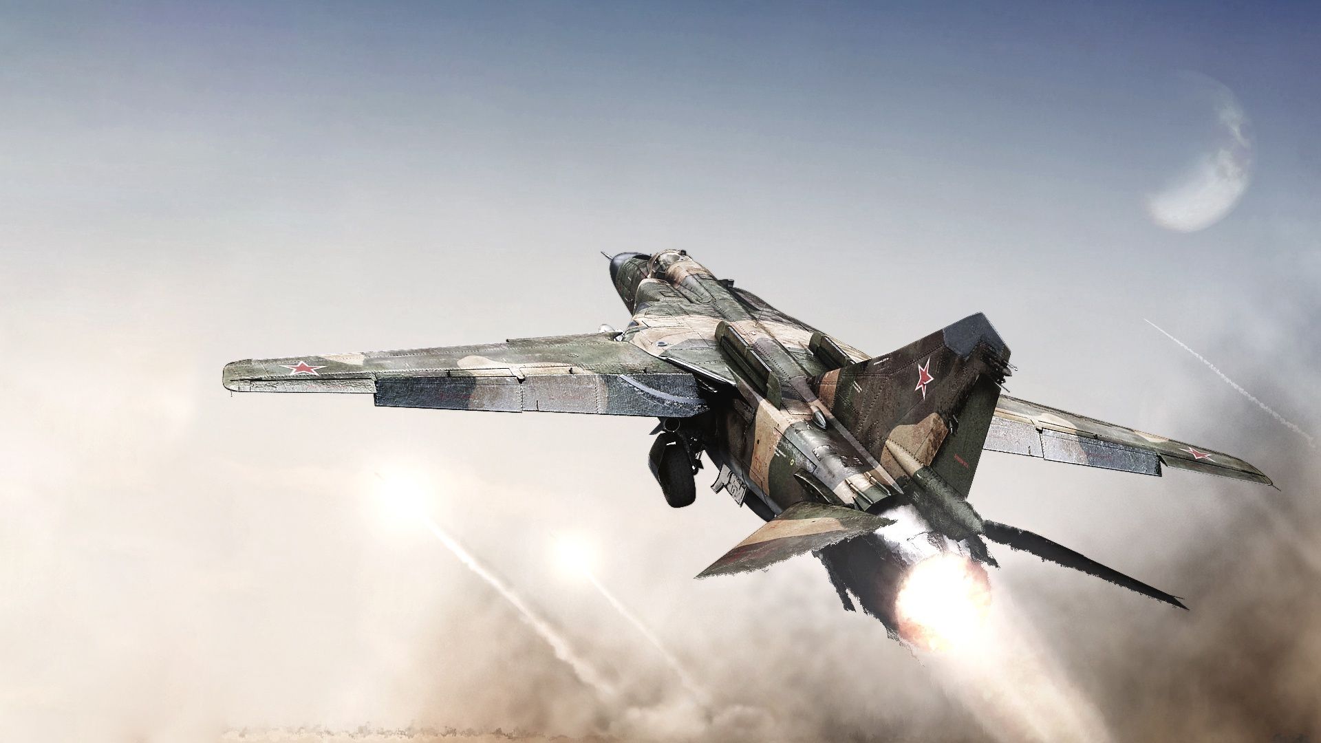 Aircraft, Jet Fighter, Mikoyan Gurevich, MiG 23 Wallpaper