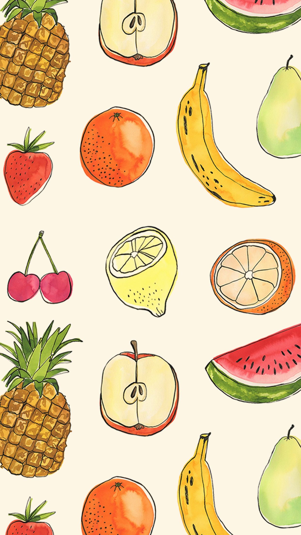 Vegan Wallpaper for Computer Fruit