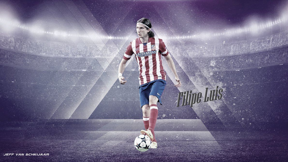 Filipe Luis Atletico Madrid 2014 Wallpaper. Filipe luís, Atlético madrid, Madrid