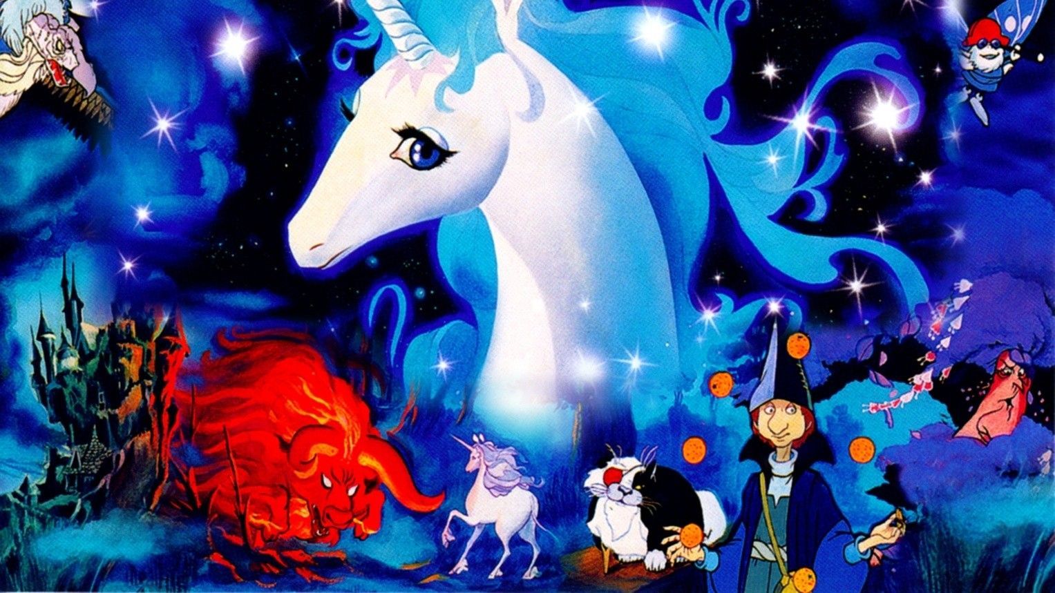 The Last Unicorn based on the book of the same name by Peter S. Beagle. The last unicorn, Unicorn wallpaper, Anime