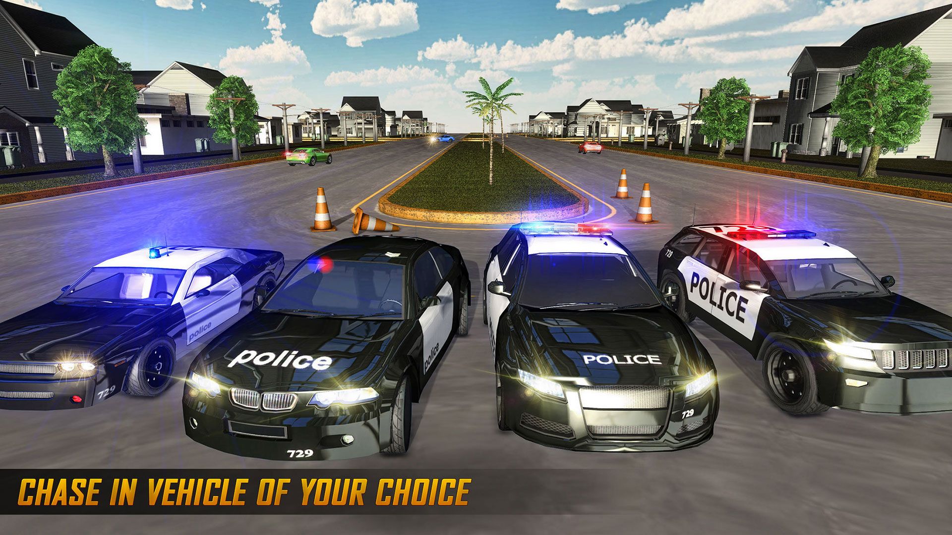 Police Car Chase Wallpaper