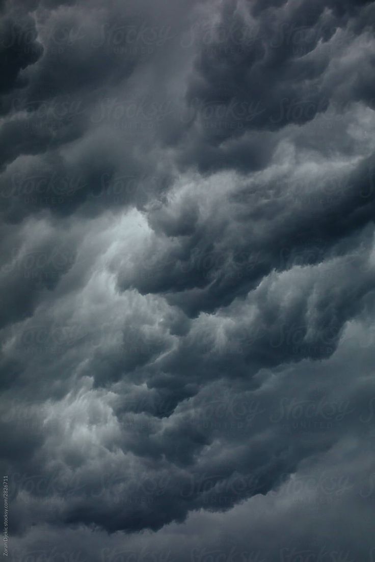 Dramatic Storm Dark Rainy Clouds Moving Over The Sky by Zoran Djekic. Clouds, Rainy sky, Weather wallpaper