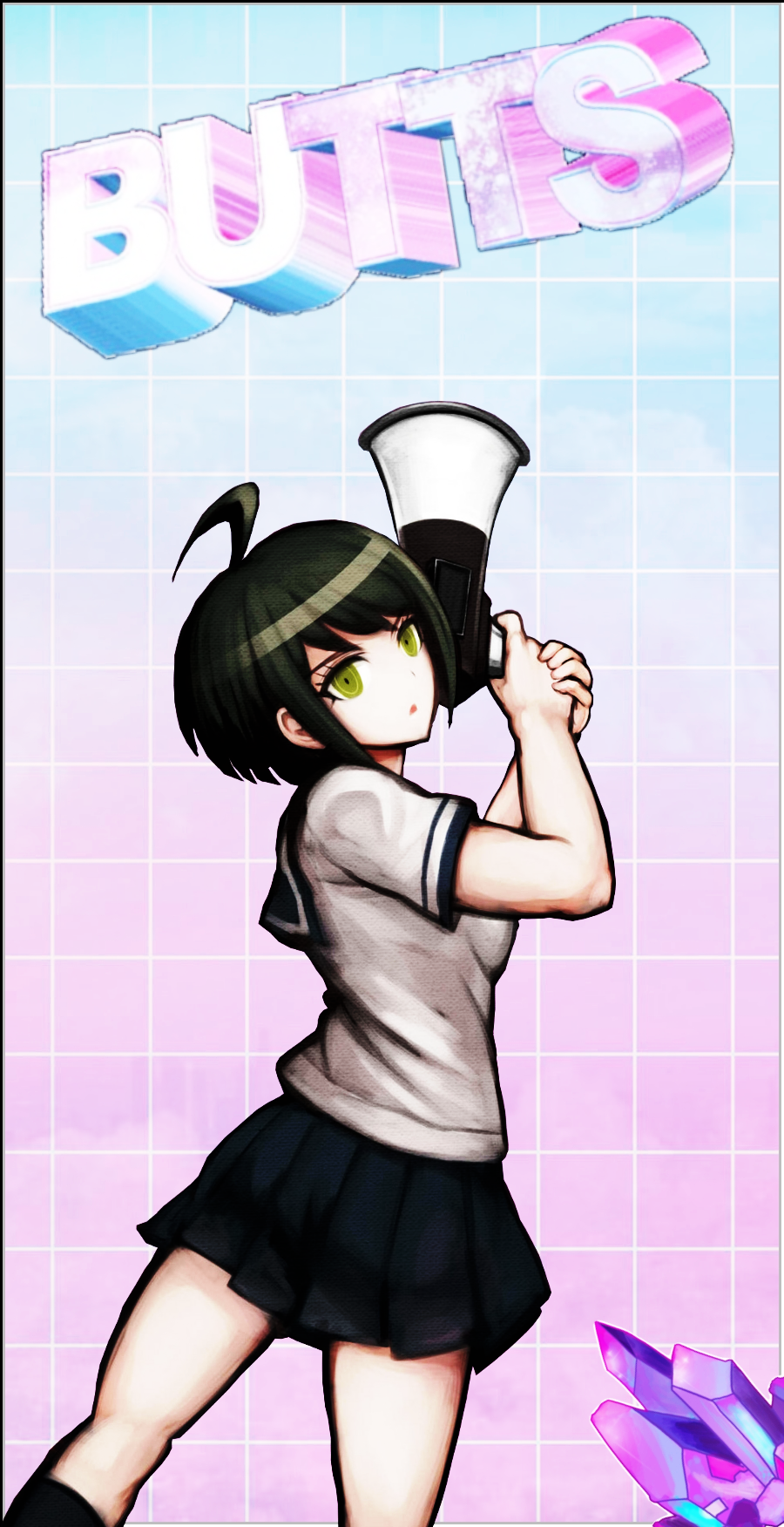 wallpaper of Komaru Naegi. Made by me. P 2