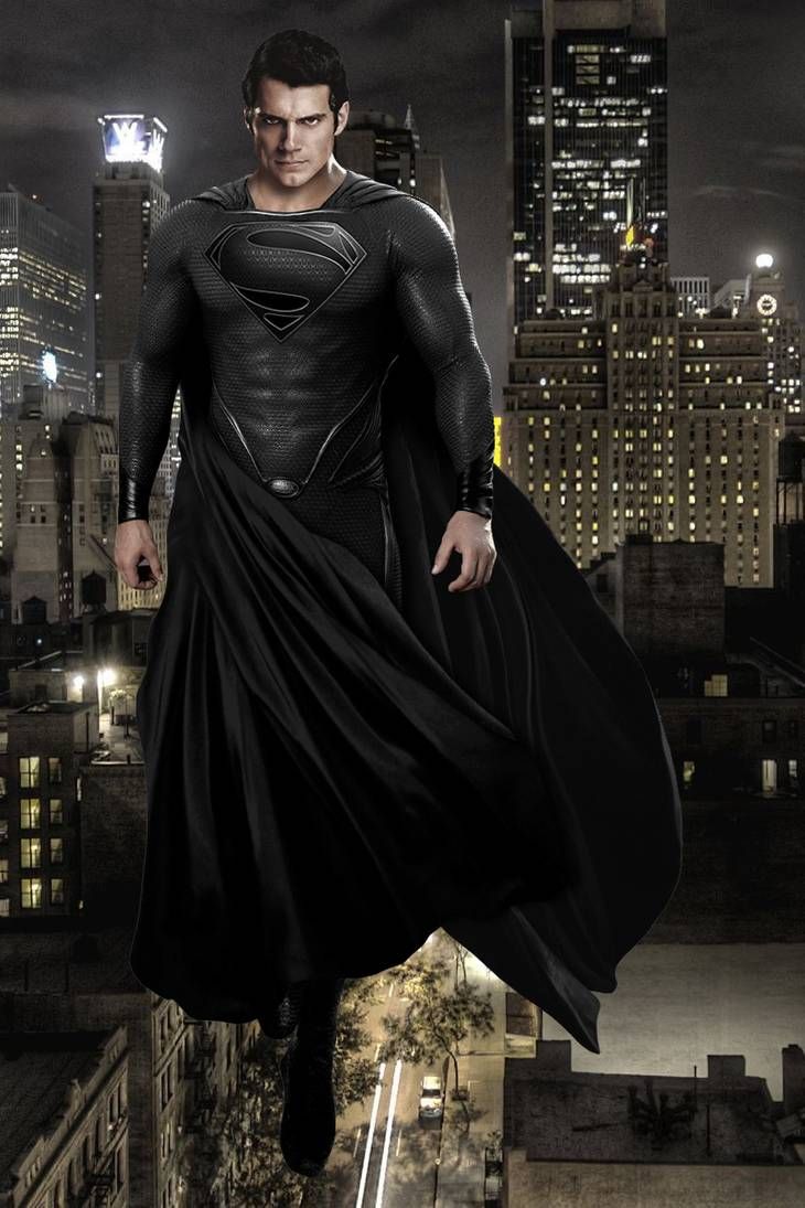 Black Suit Superman by iRobathon. Superman black suit, Black superman, Superman suit