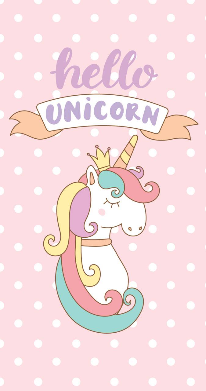 Hello Unicorn wallpaper