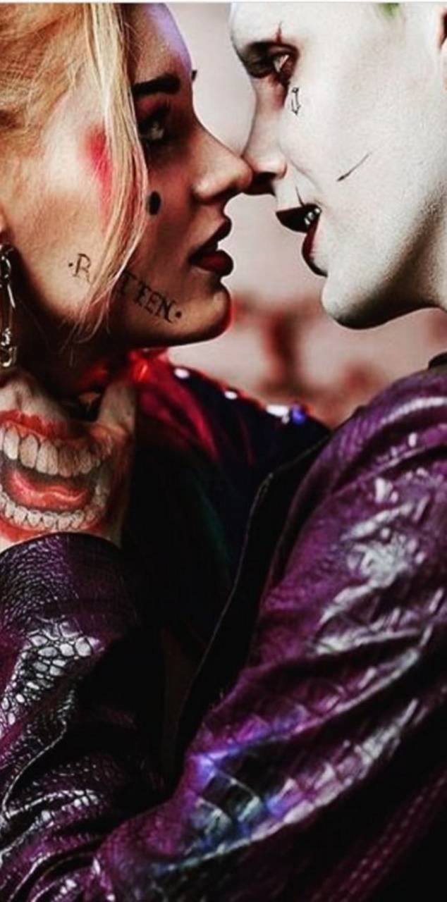 Wallpaper Joker And Harley Quinn Love