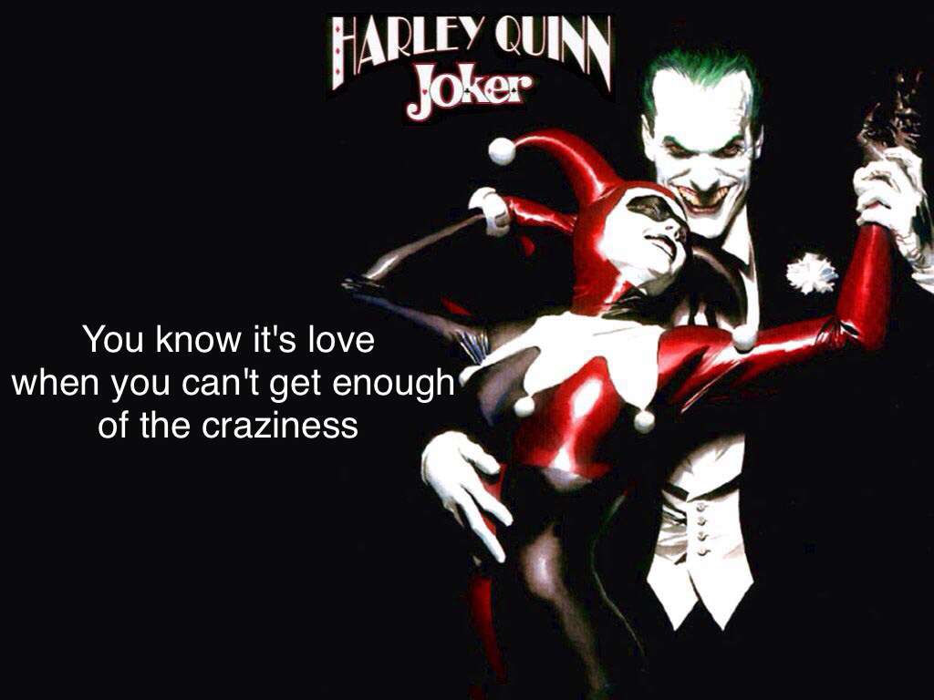 Harley Love Wallpaper Joker Quotes