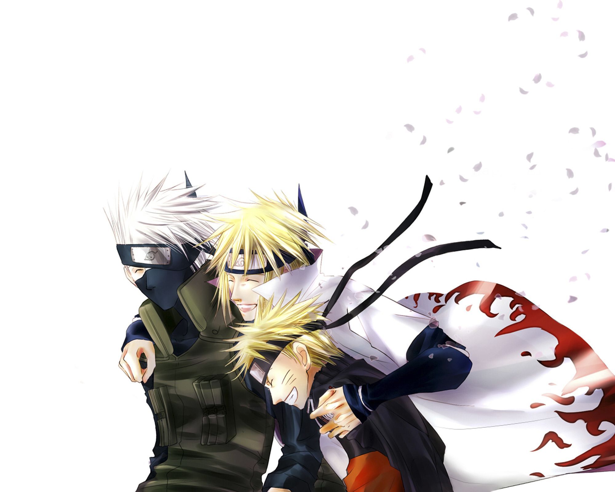 Uzumaki Naruto, Hatake Kakashi, Namikaze Minato. Naruto wallpaper, Cool anime wallpaper, HD anime wallpaper