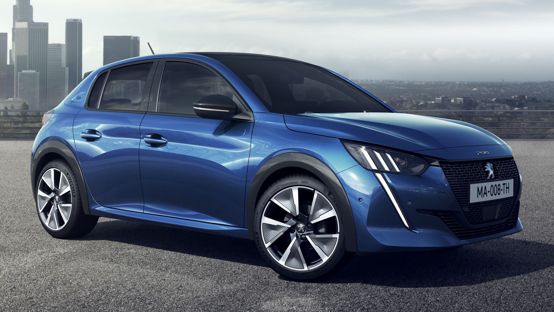 Peugeot E 208 GT And HD Image
