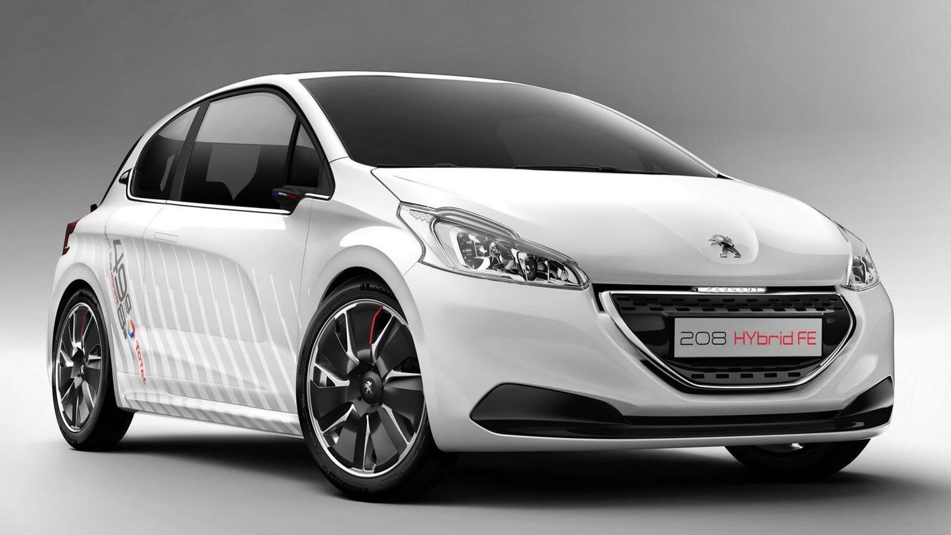 Peugeot 208 Hybrid FE Concept official photo emerge