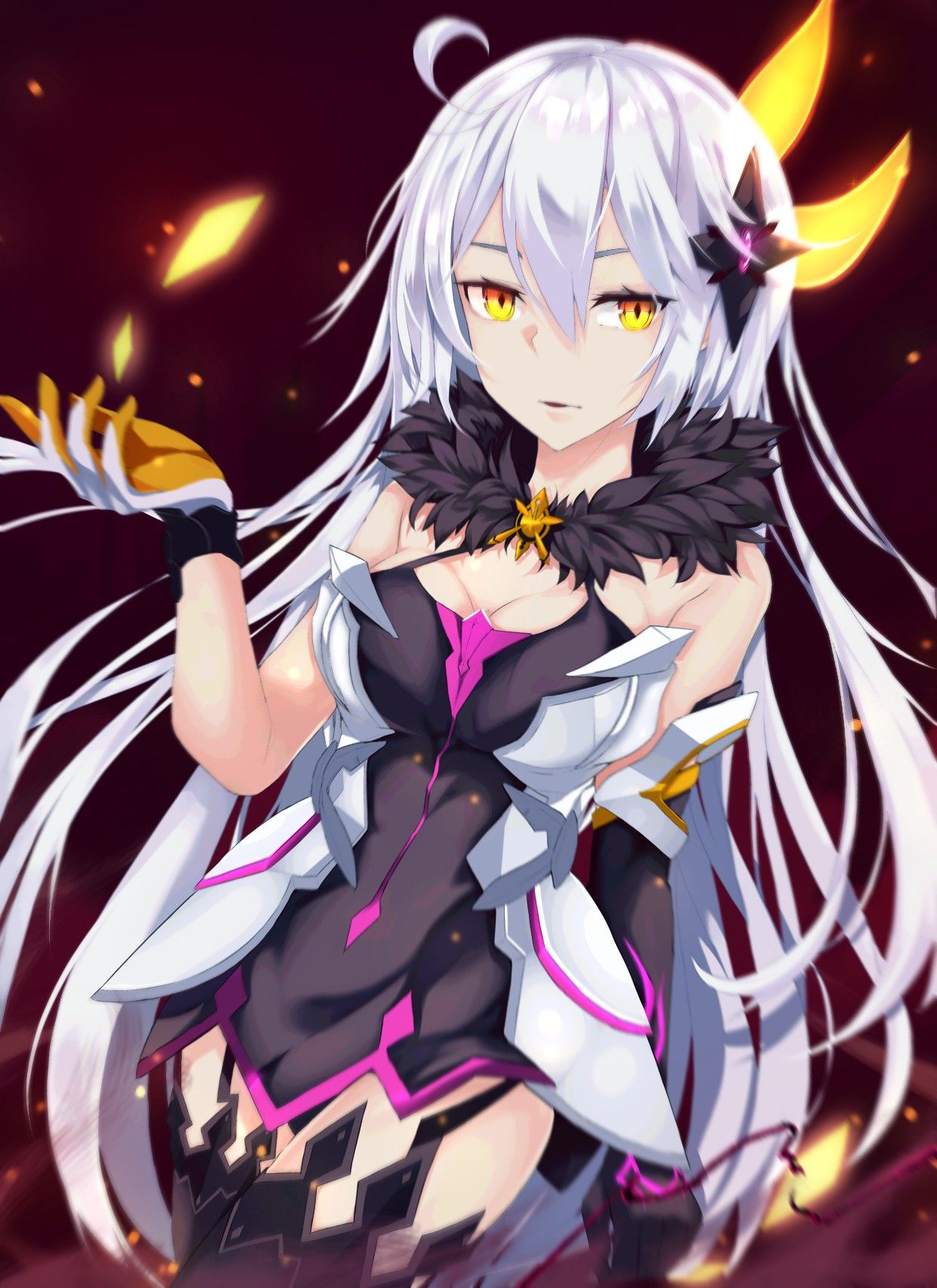 Pin oleh Shiro di Honkai Impact 3. Animasi, Seni anime, Seni