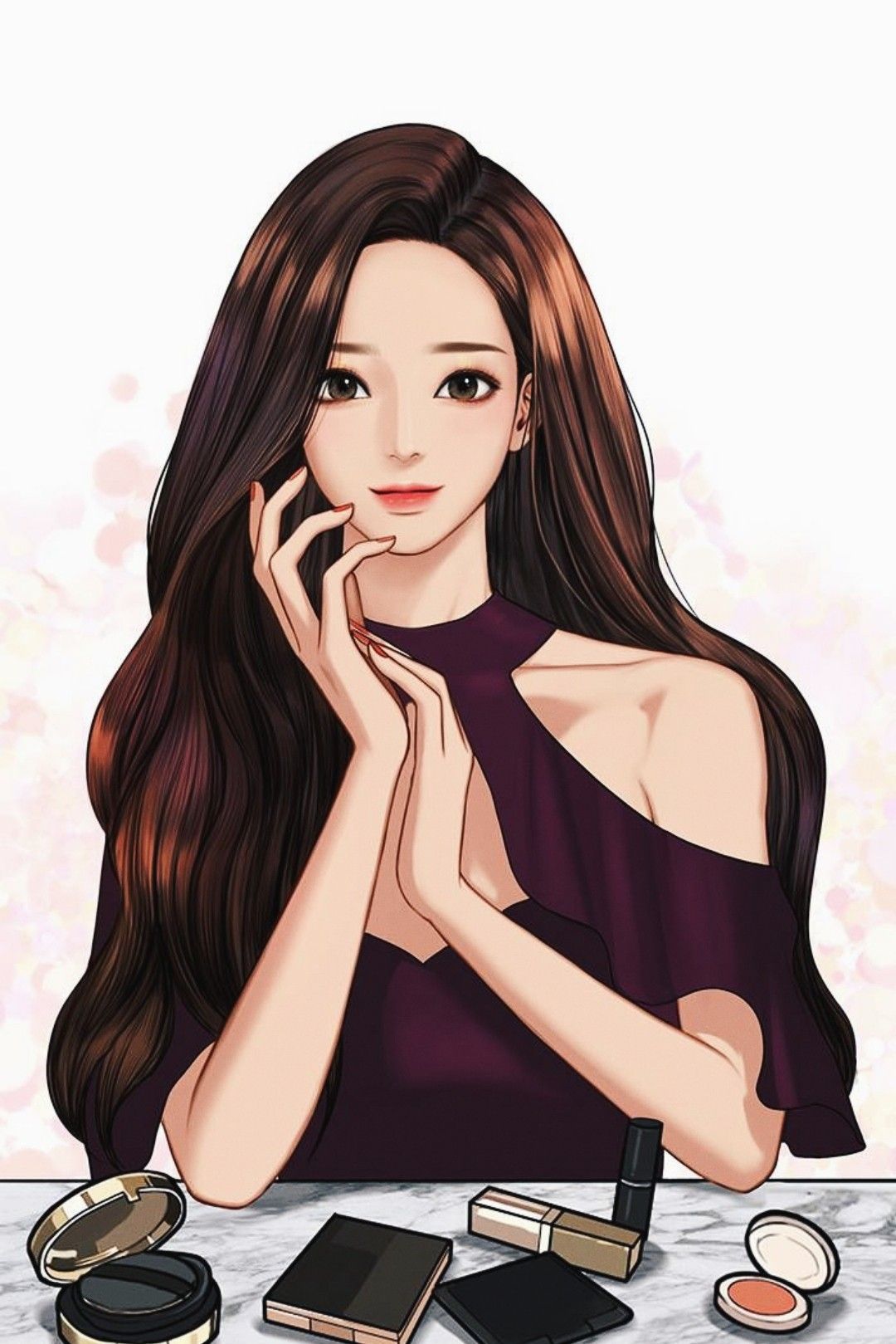 The Secret Of Angel. True Beauty. Webtoon. Seojun Han. Jukyung Lim. Suho Lee. Linewebtoon. Wallpaper. seojun. su. Animasi, Orang animasi, Ilustrasi komik