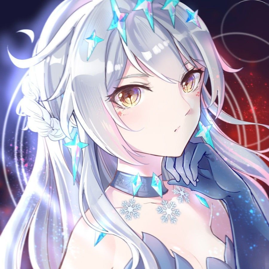 Ice Queen God Kiana. Anime image, Anime art girl, Kawaii anime