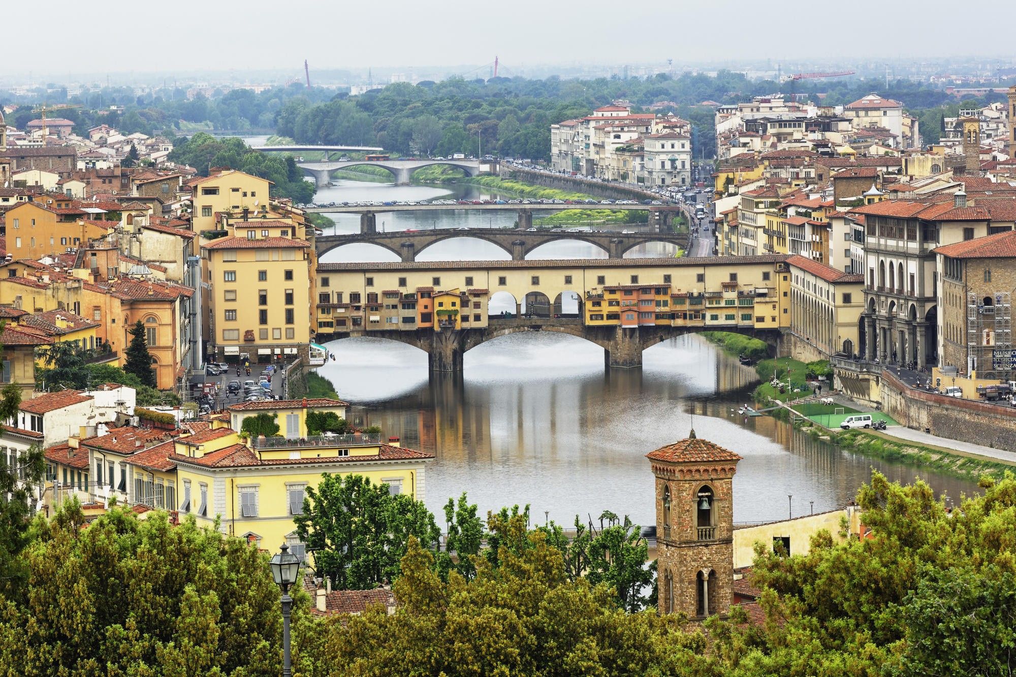 Bridges in Florence, Italy Desktop wallpaper 1280x800