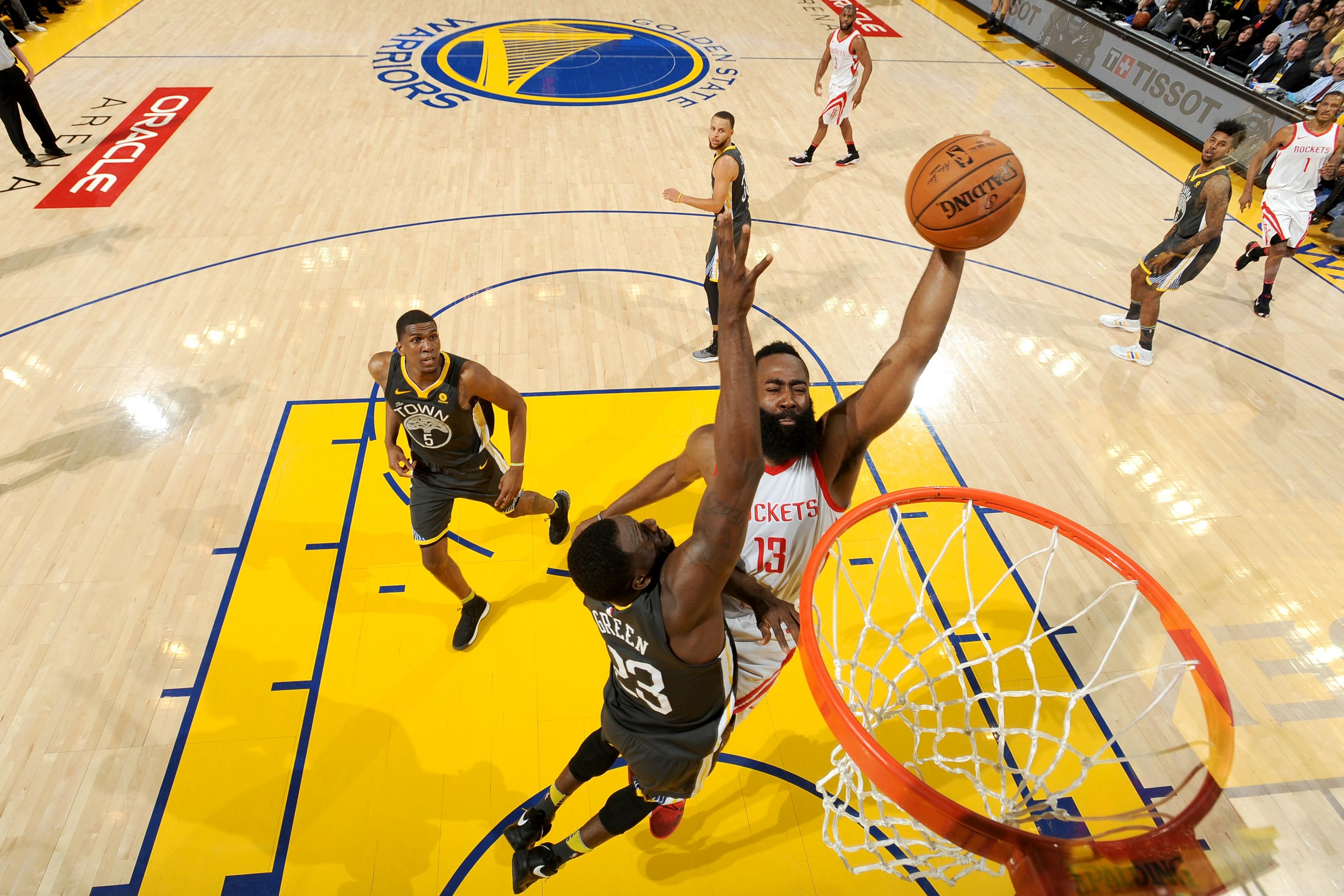 Twitter in Disbelief After James Harden's Iconic Dunk over Draymond Green. Bleacher Report. Latest News, Videos and Highlights