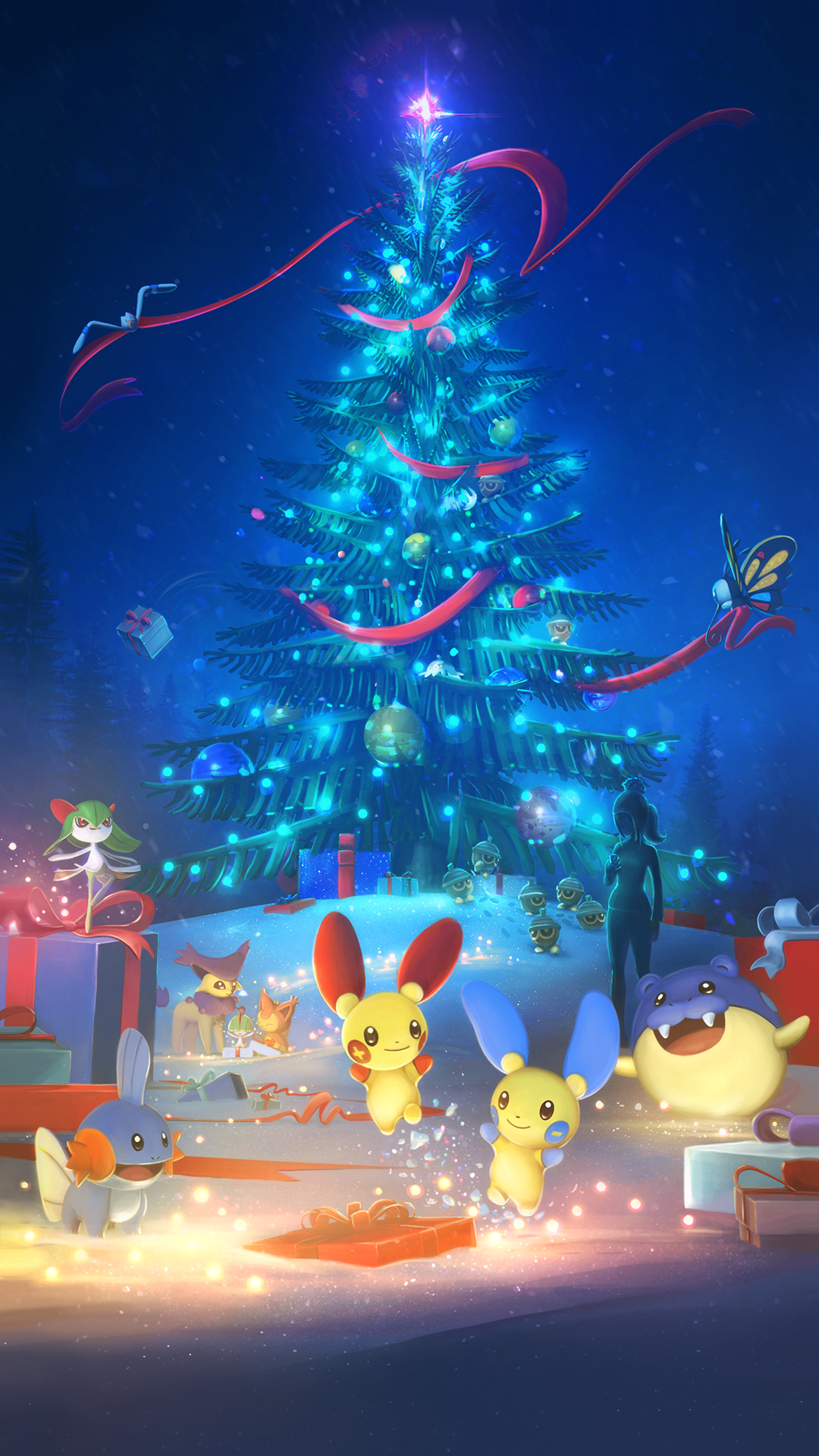 Pokemon Go Holiday 2017 Loading Screen Go Christmas 2017 HD Wallpaper