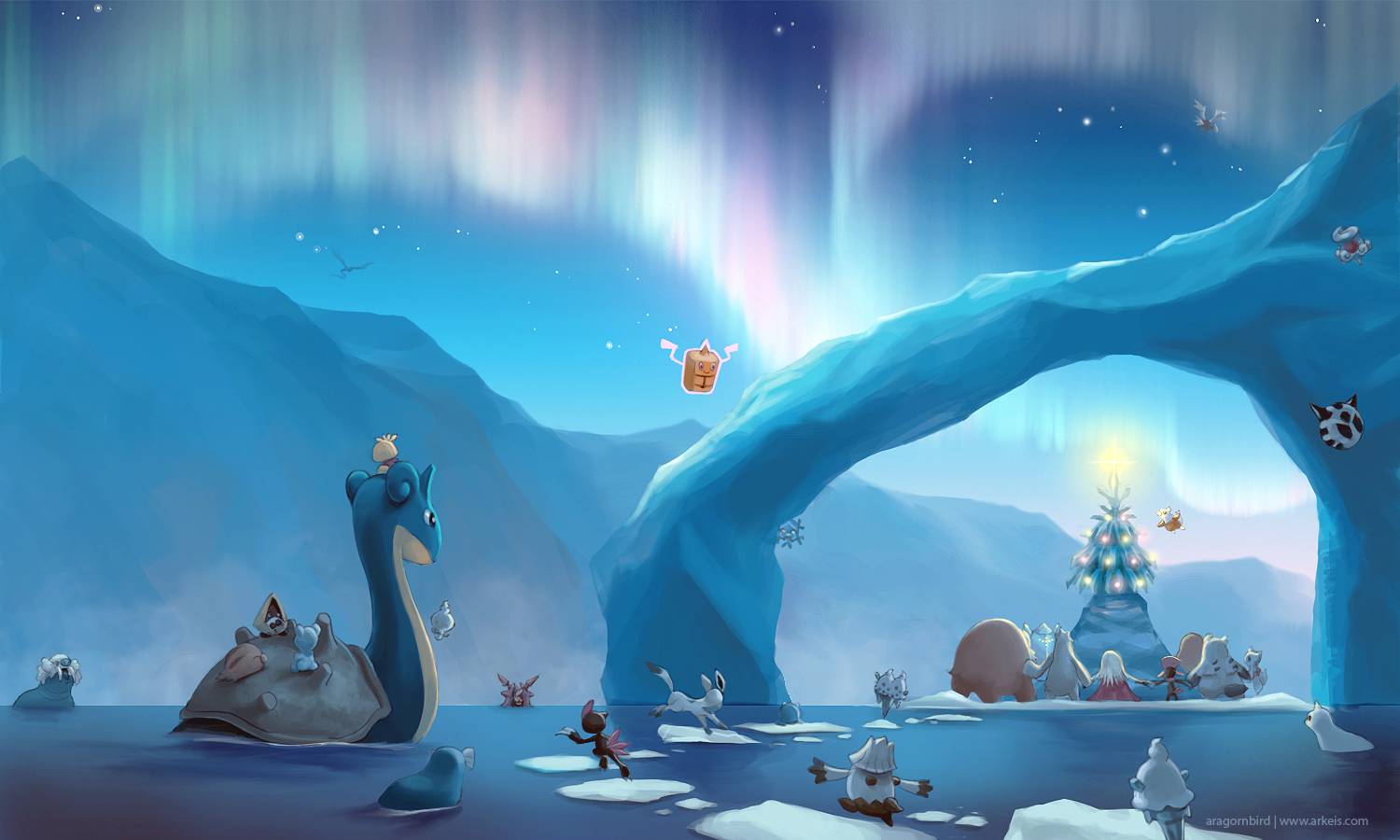 Pokemon Christmas Wallpaper