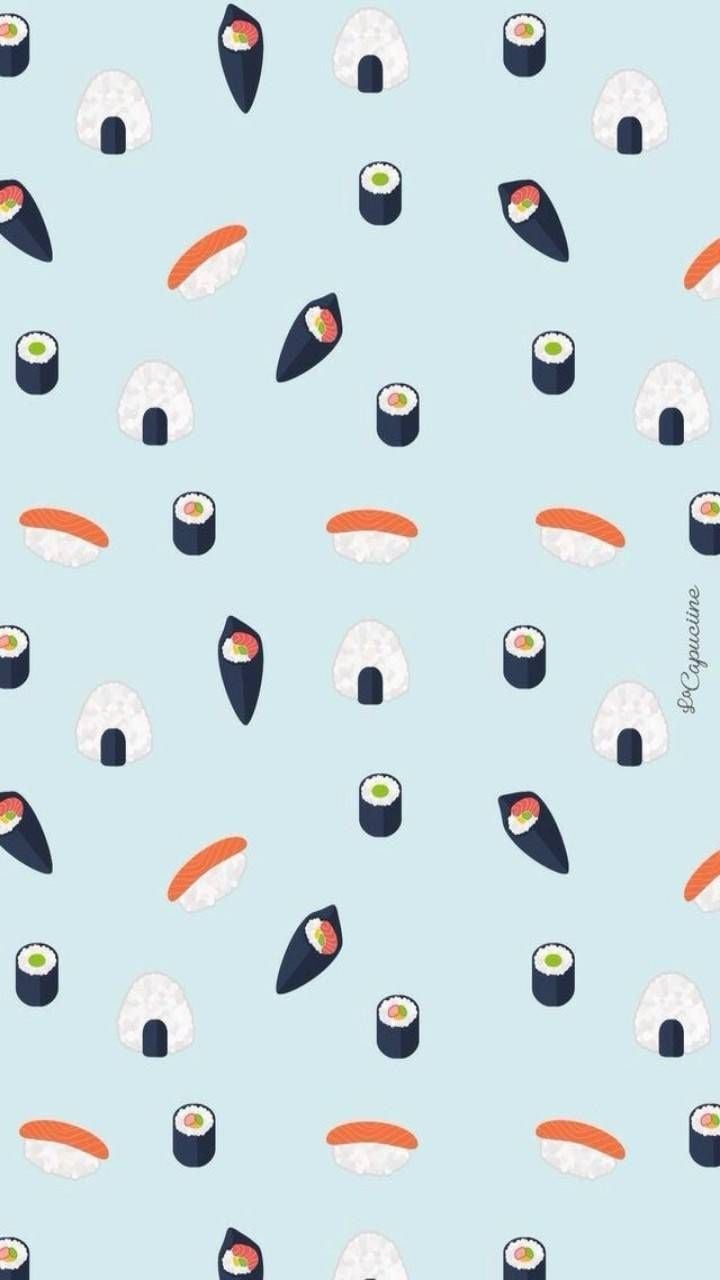Sushi Patterns wallpaper