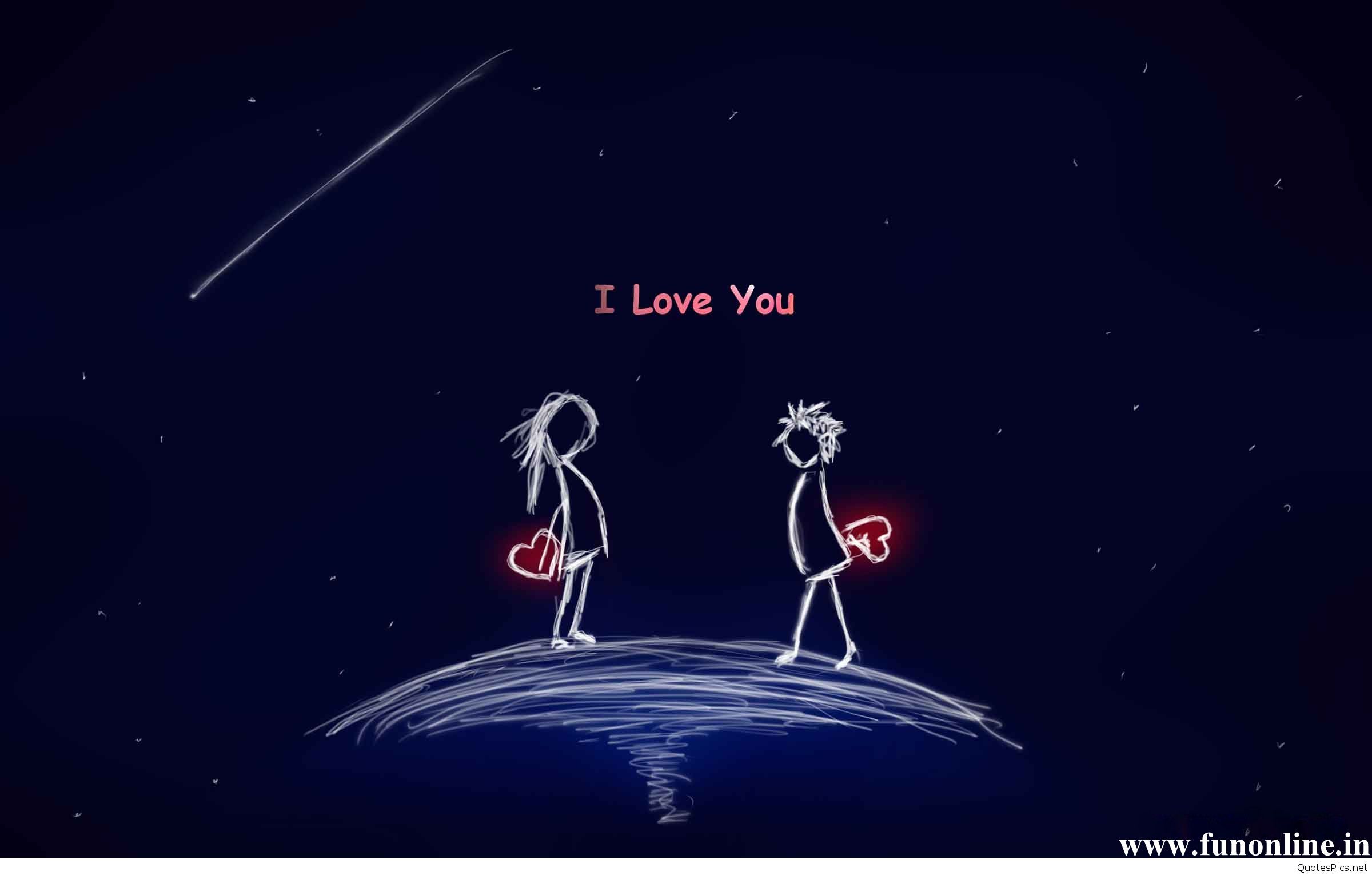New Love Cartoon Shayari Wallpaper Love Animated Couple You Match Your Love HD Wallpaper