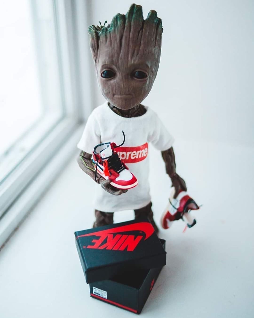 Season Off White's Instagram Post: “Groot With The Heat Check