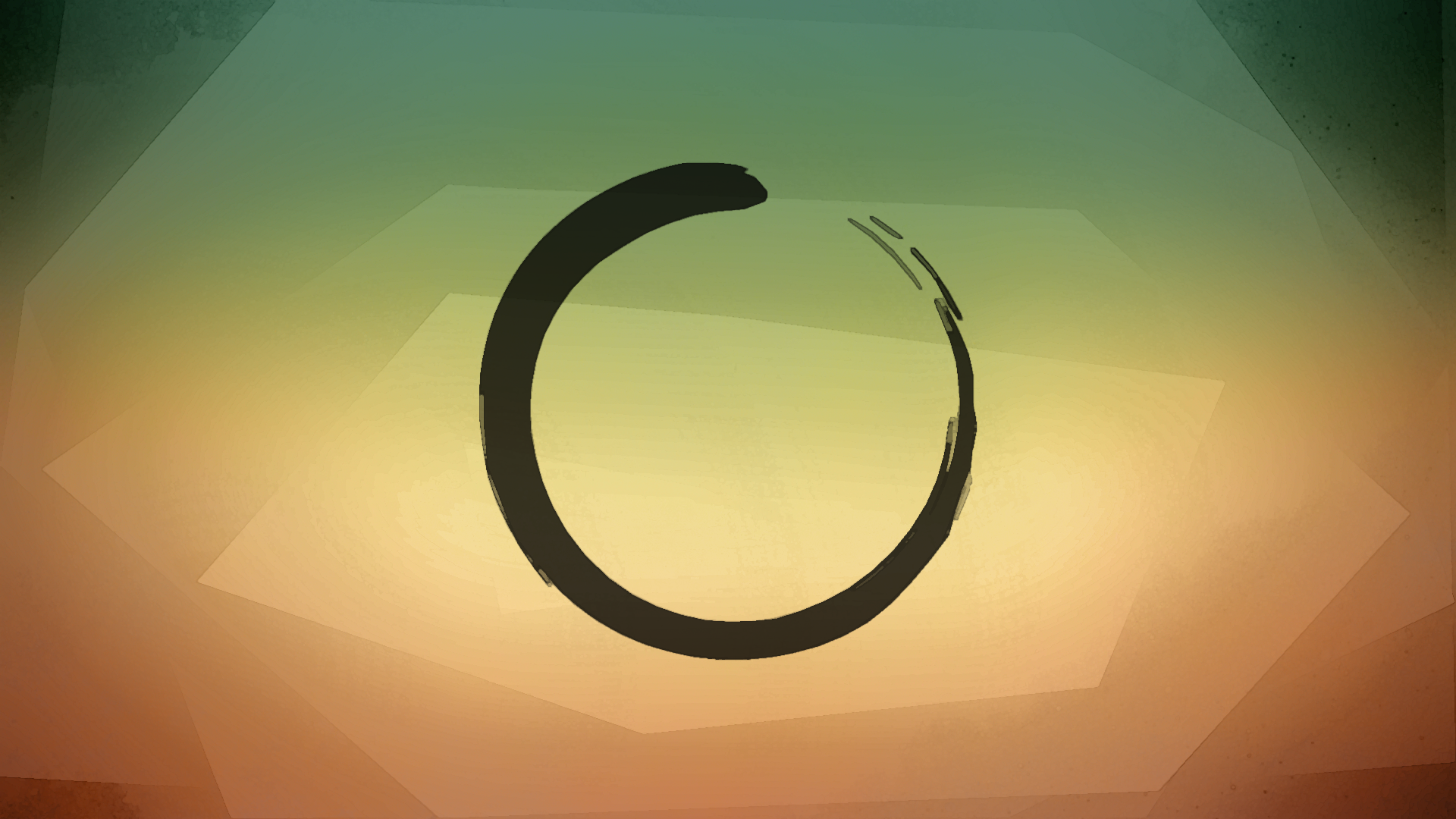 Enso wallpaper. Zen wallpaper, Circle painting, Circle tattoo meaning