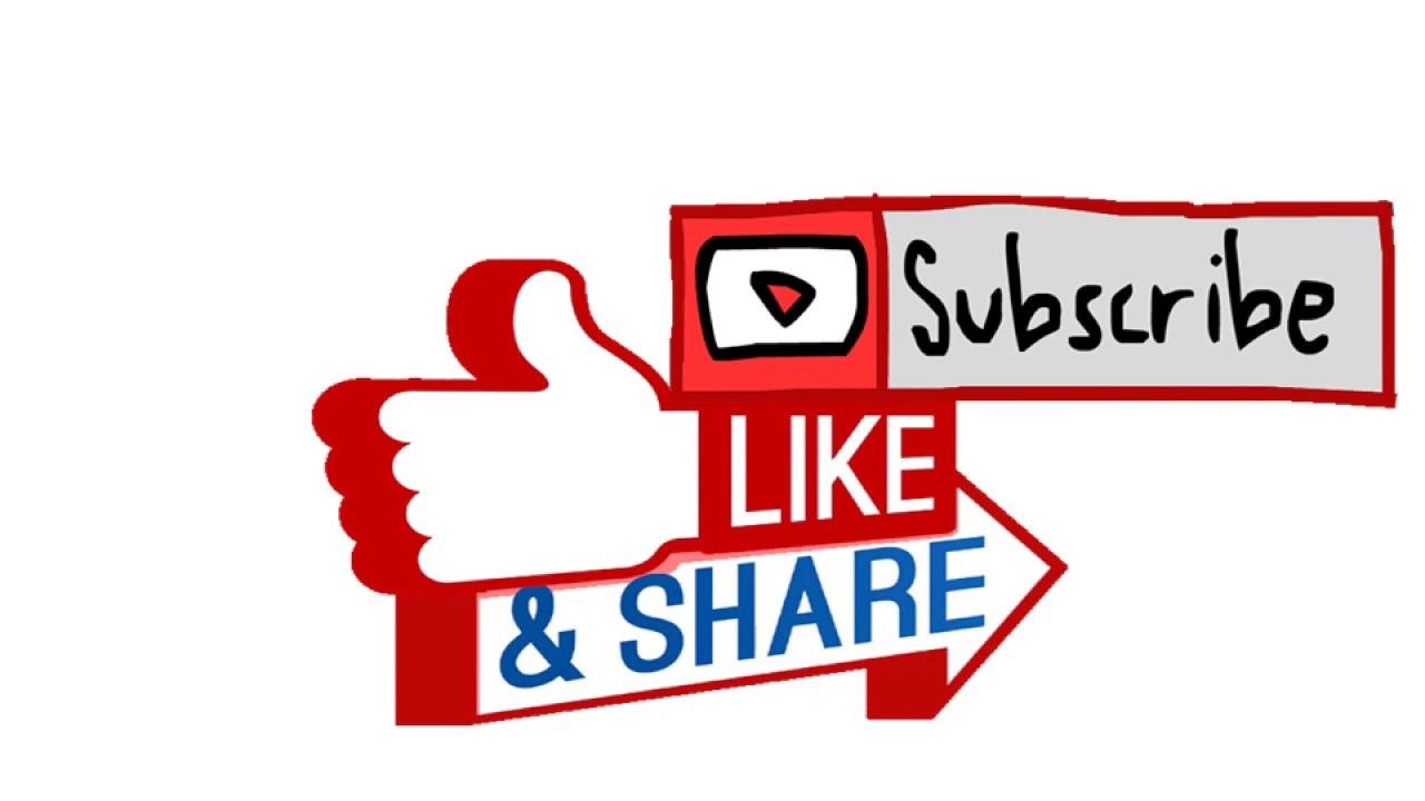 Like and subscribe Logos