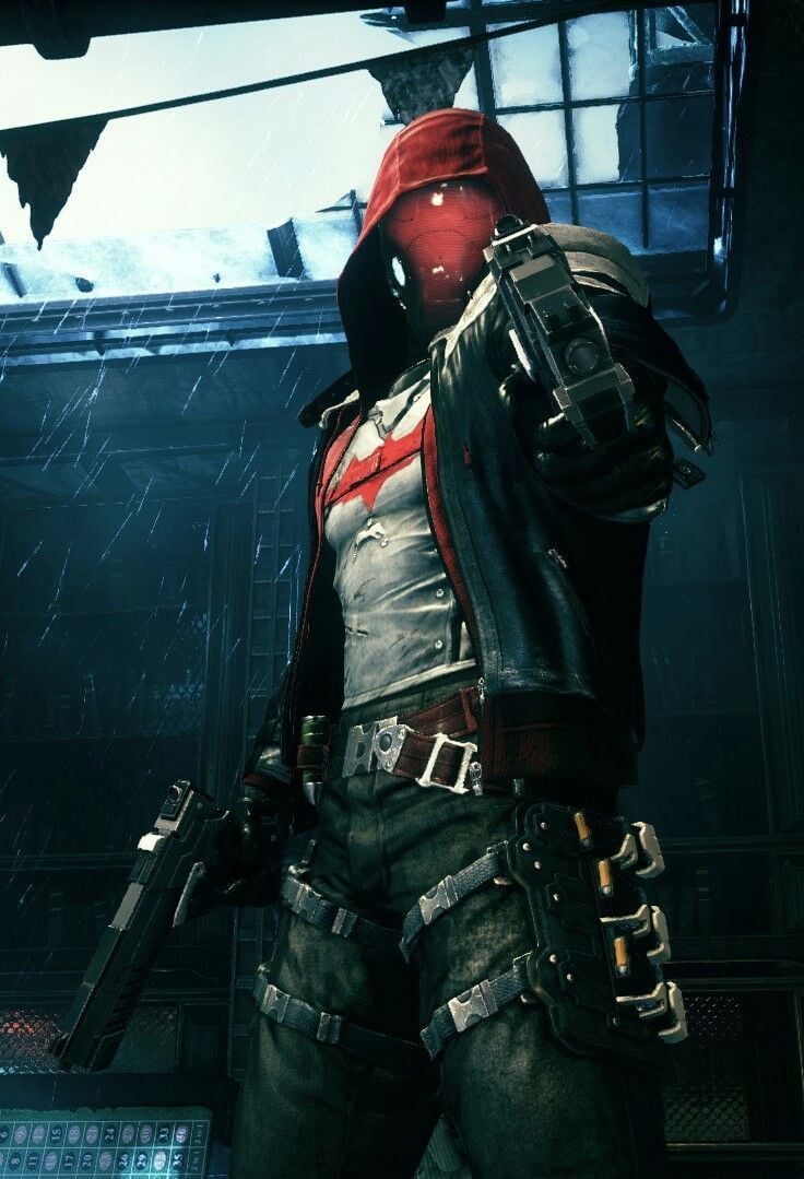 batman arkham knight red hood wallpaper