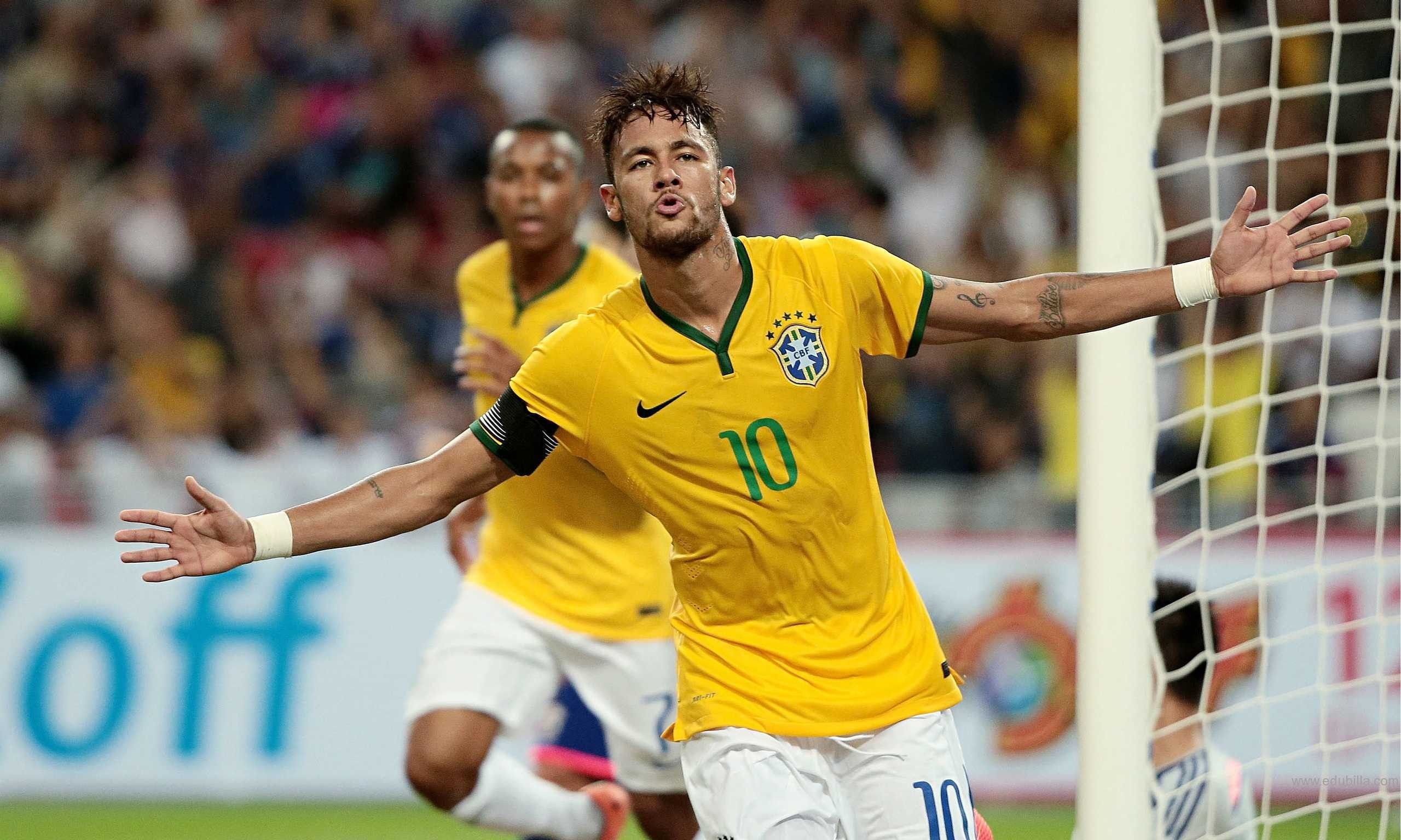 Neymar Celebrate Goal Wallpaper