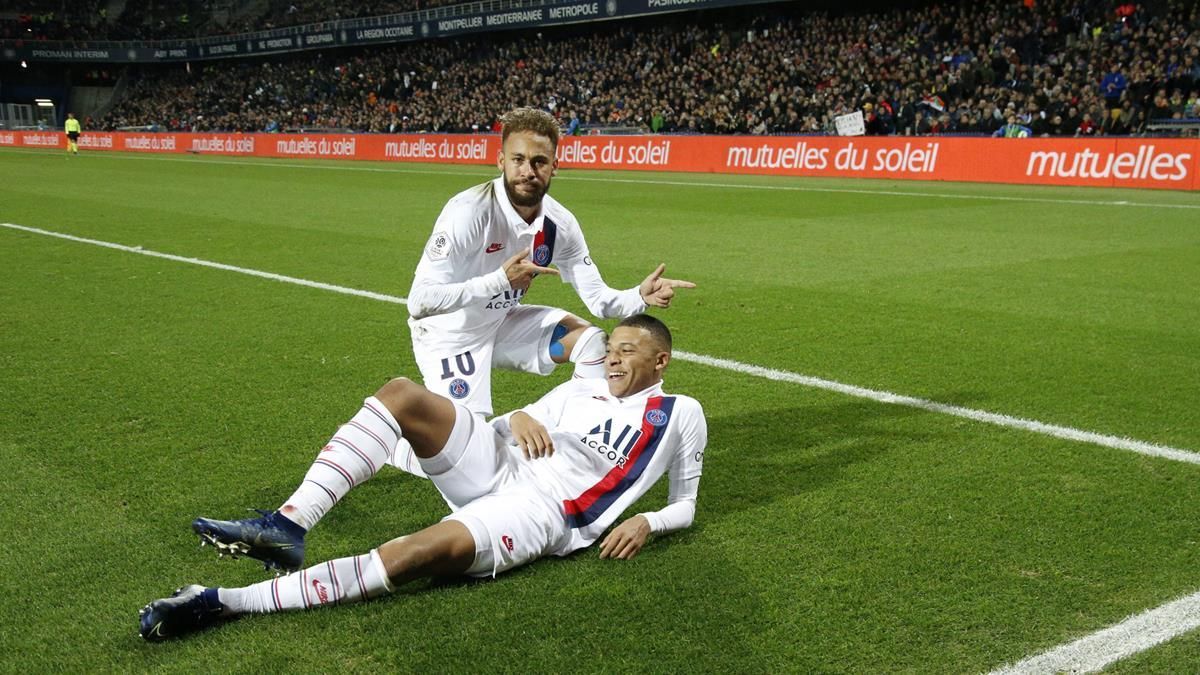 Neymar And Mbappe Celebration Wallpaper & Background Download